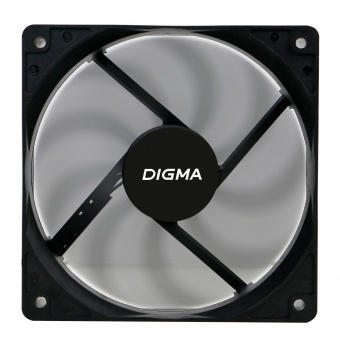 Вентилятор Digma DFAN-120-9 120x120x25mm 3-pin 4-pin (Molex)23dB 120gr Ret от магазина РЭССИ