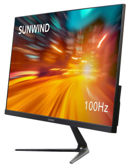Монитор SunWind 27" SM-27FV222 черный VA LED 16:9 HDMI матовая 250cd 178гр/178гр 1920x1080 100Hz VGA FHD 4.2кг от магазина РЭССИ