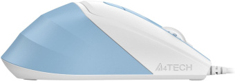 Мышь A4Tech Fstyler FM45S Air голубой/белый оптическая (2400dpi) silent USB (7but) от магазина РЭССИ