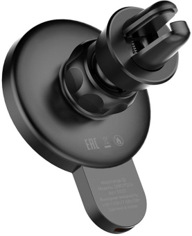 Держатель Deppa MagCharge QI магнитный беспров.з/у. черный для смартфонов (5533) от магазина РЭССИ