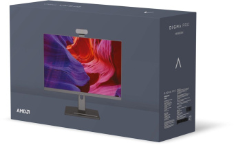 Моноблок Digma Pro Vision 23.8" Full HD Ryzen 5 5500U (2.1) 16Gb SSD512Gb RGr CR Windows 11 Professional Eth WiFi BT 90W клавиатура мышь Cam черный 1920x1080 от магазина РЭССИ