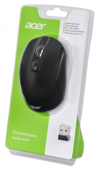 Мышь Acer OMR040 черный оптическая (1600dpi) беспроводная USB (6but) от магазина РЭССИ