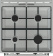 Картинка Плита Комбинированная Gorenje KS635X нержавеющая сталь/черный (без крышки) реш.сталь от магазина РЭССИ Плита Комбинированная Gorenje KS635X нержавеющая сталь/черный (без крышки) реш.сталь от магазина РЭССИ