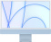 Моноблок Apple iMac A2439 24" 4.5K M1 8 core (3.2) 16Gb SSD256Gb 7 core GPU macOS WiFi BT 143W клавиатура мышь Cam синий 4480x2520 от магазина РЭССИ