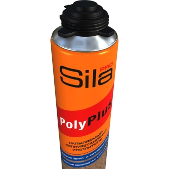 Полиуретановый напыляемый утеплитель Sila PRO POLYPLUS 850 мл SPPOLS от магазина РЭССИ