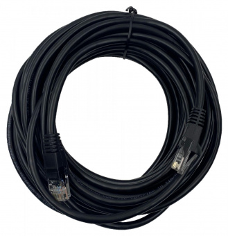 Патч-корд Buro UTP 4 пары cat5E CCA molded 10м черный RJ-45 (m)-RJ-45 (m) от магазина РЭССИ