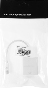 Адаптер Ningbo DVI-D (f) miniDisplayPort (m) 0.245м белый от магазина РЭССИ