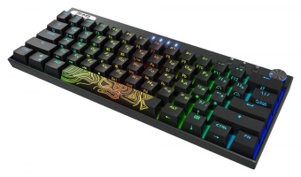 Клавиатура GMNG XK1 механическая черный USB беспроводная BT/Radio Multimedia for gamer LED (1680669) от магазина РЭССИ