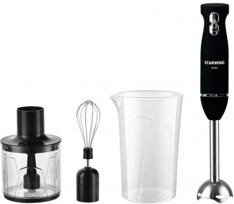 Блендер погружной Starwind SBP2200 850Вт черный/серебристый от магазина РЭССИ