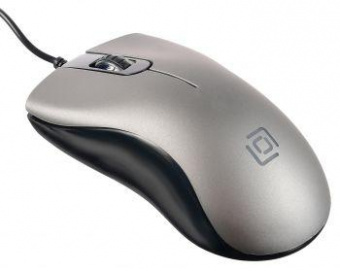 Мышь Оклик 375M серый/черный оптическая (1600dpi) USB (3but) от магазина РЭССИ