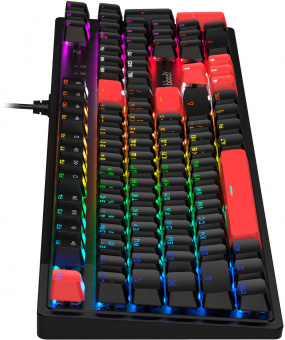 Клавиатура A4Tech Bloody S510R механическая черный USB for gamer LED (S510R USB FIRE BLACK/BLMS RED) от магазина РЭССИ