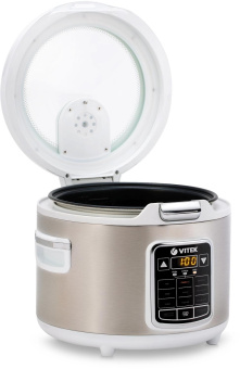 Мультиварка Vitek VT-4281 4л 800Вт бежевый/белый от магазина РЭССИ
