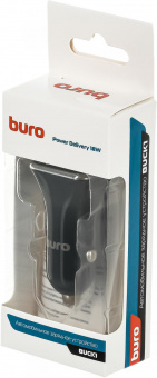 Автомобильное зар./устр. Buro BUCK1 18W 3A (PD) USB-C универсальное черный (BUCK18P010BK) от магазина РЭССИ