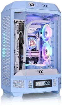 Корпус Thermaltake The Tower 300 Hydrangea голубой без БП miniITX 7x120mm 5x140mm 2xUSB3.0 audio bott PSU от магазина РЭССИ