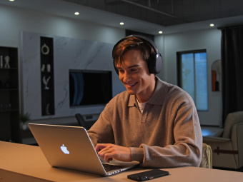 Гарнитура мониторные Edifier WH950NB черный беспроводные bluetooth оголовье от магазина РЭССИ