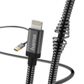 Кабель Hama Metal 00173626 USB (m)-Lightning (m) 1.5м черный от магазина РЭССИ