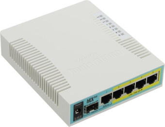 Mikrotik RouterBOARD hEX PoE электронное устройство от магазина РЭССИ