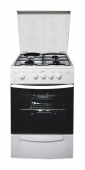 Плита Комбинированная Darina F KM 341 323 W белый реш.сталь от магазина РЭССИ