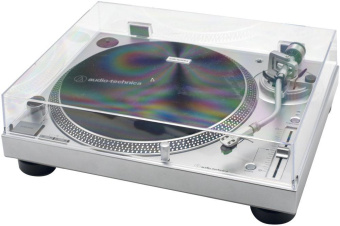Проигрыватель винила Audio-Technica AT-LP120XUSB ручной серебристый от магазина РЭССИ