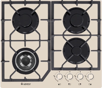 Газовая варочная поверхность Gefest ПВГ 2232-01 B81 кремовый от магазина РЭССИ