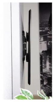 Кронштейн для телевизора Hama Fullmotion H-118619 черный 32"-65" макс.35кг настенный поворот и наклон от магазина РЭССИ