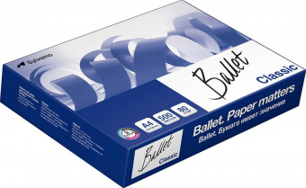 Бумага BALLET Classic A4/80г/м2/500л./белый CIE153% общего назначения(офисная) от магазина РЭССИ