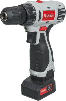 Дрель-шуруповерт Ресанта ДА-24-2ЛК аккум. патрон:быстрозажимной (кейс в комплекте) (75/14/7) от магазина РЭССИ
