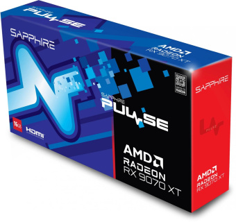 Видеокарта Sapphire PCI-E 5.0 11348-03-20G PULSE AMD RADEON RX 9070 XT GAMING 16GB AMD Radeon RX 9070XT 16Gb 256bit GDDR6 2400/20000 HDMIx2 DPx2 HDCP Ret от магазина РЭССИ