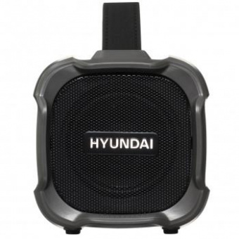 Колонка порт. Hyundai H-PAC460 черный 9W 1.0 BT/3.5Jack/USB 10м 1500mAh от магазина РЭССИ