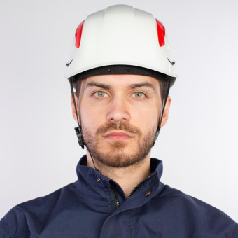 Защитная строительная каска Delta Plus GRANITE WIND белого цвета GRAWIBCFL от магазина РЭССИ