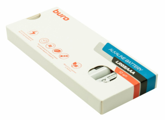 Батарея Buro Alkaline LR03 AAA (10шт) коробка от магазина РЭССИ