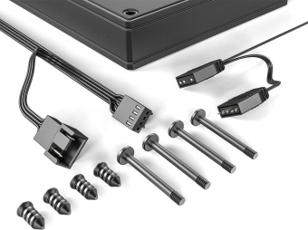 Вентилятор для корпуса ID-Cooling AS-120-К ARGB 120х120x25 черный 4-pin 27.2дБ (AS-120-ARGB-K) Ret от магазина РЭССИ