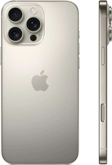 Смартфон Apple A3296 iPhone 16 Pro Max 256Gb титан моноблок 3G 4G 2Sim 6.9" 1320x2868 iOS 18 48Mpix 802.11 a/b/g/n/ac/ax/be NFC GPS Protect от магазина РЭССИ