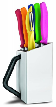 Набор ножей кухон. Victorinox 6.7127.6L14 компл.:6предм. с подставкой ассорти подар.коробка от магазина РЭССИ