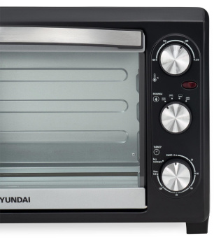 Мини-печь Hyundai MIO-HY073 26л. 1500Вт серебристый/черный от магазина РЭССИ