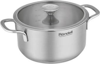Кастрюля Rondell Modern RDS-1746 2л. d=18см (с крышкой) стальной от магазина РЭССИ