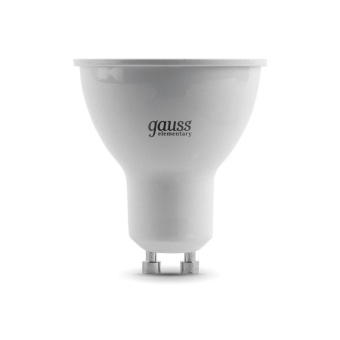 Лампа светодиодная Gauss Elementary 13621 11Вт цок.:GU10 софит 180B 4100K св.свеч.бел.нейт. MR16 (упак.:1шт) от магазина РЭССИ
