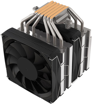 Устройство охлаждения(кулер) GMNG GG-CPC250-1 120x120x25mm Soc-AM5/AM4/1151/1200/2066/1700 черный 4-pin 22-32dB Al+Cu 250W 930gr Ret (GG-CPC250-1-BK) от магазина РЭССИ