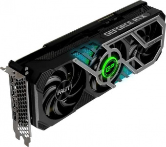 Видеокарта Palit PCI-E 4.0 PA-RTX3080 GAMINGPRO 10G V1 LHR NVIDIA GeForce RTX 3080 10240Mb 320 GDDR6X 1440/19000 HDMIx1 DPx3 HDCP Ret от магазина РЭССИ