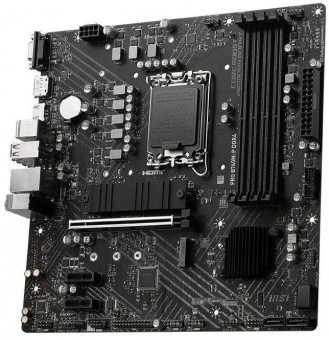 Материнская плата MSI PRO B760M-P DDR4 Soc-1700 Intel B760 4xDDR4 mATX AC`97 8ch(7.1) GbLAN+VGA+HDMI+DP от магазина РЭССИ