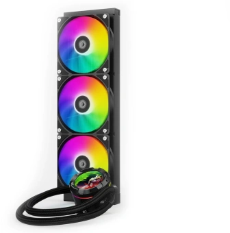 Система водяного охлаждения ID-Cooling SL360 XE ARGB Soc-AM5/AM4/1151/1200/2066/1700 черный 4-pin 14-30dB Al+Cu 350W Ret от магазина РЭССИ