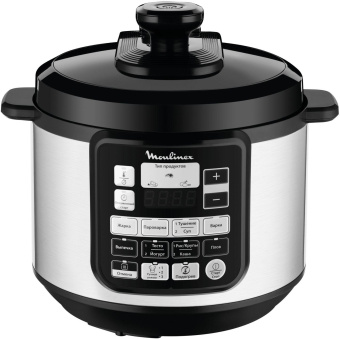 Мультиварка-скороварка Moulinex CE620D32 5л 1000Вт серебристый/черный от магазина РЭССИ