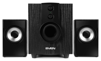 Колонки Sven MS-107 2.1 черный 10Вт от магазина РЭССИ