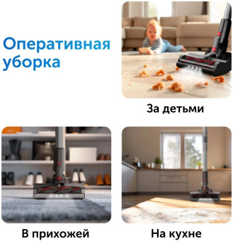 Пылесос ручной Red Solution V3080 450Вт серый/серый от магазина РЭССИ