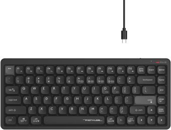 Клавиатура A4Tech Fstyler FBX53C черный USB беспроводная BT/Radio slim Multimedia (FBX53C) от магазина РЭССИ