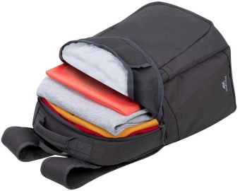 Рюкзак для ноутбука 14" Riva 5432 серый полиэстер женский дизайн от магазина РЭССИ