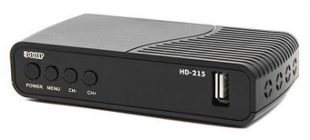 Ресивер DVB-T2 Сигнал Эфир HD-215 черный от магазина РЭССИ