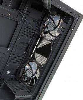 Корпус Aerocool Glider Cosmo-G-BK-v1 черный без БП ATX 2x120mm 2xUSB2.0 1xUSB3.0 audio от магазина РЭССИ