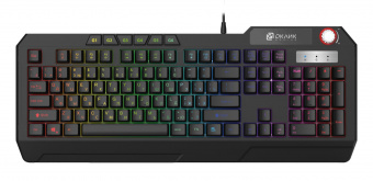 Клавиатура Оклик 715G черный USB Multimedia for gamer LED (1680657) от магазина РЭССИ