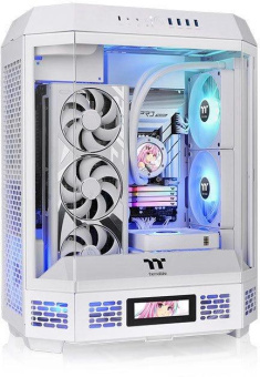 Корпус Thermaltake The Tower 600 белый без БП ATX 13x120mm 9x140mm 4xUSB3.0 audio bott PSU от магазина РЭССИ